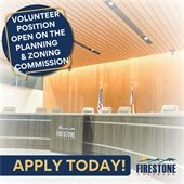 Volunteer Position Open on the Planning & Zoning Commission