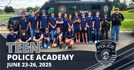 Teen Police Academy Graphic