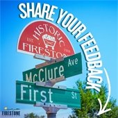 Share Your Feedback - Street Sign Updates in Historic Firestone