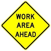 Work Area Ahead