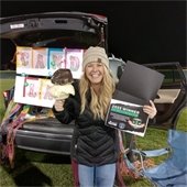 Megan Smith, Team Front Range-Keller Williams won the best trunk in 2023 for her Candyland-inspired trunk.