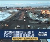 Upcoming Improvements at I-25 & Firestone Boulevard