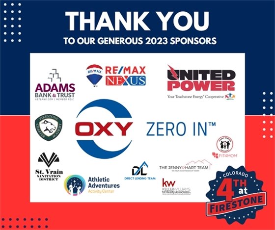 2023 4th at Firestone Sponsors