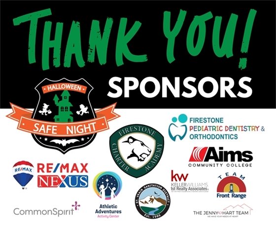 Halloween Safe Night Sponsors Graphic