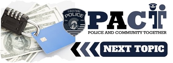 PACT Next Meeting Topic Banner: Fraud