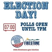 Election Day - Polls Open Until 7PM
