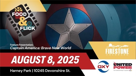 Food & Flick August 8 Banner