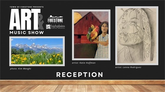 Art & Music decorative banner for Opening Reception