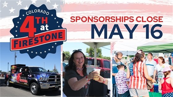 4th at Firestone Sponsorships close May 16