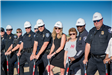 Firestone PD Groundbreaking participants