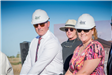 Firestone PD Groundbreaking Ceremony participants